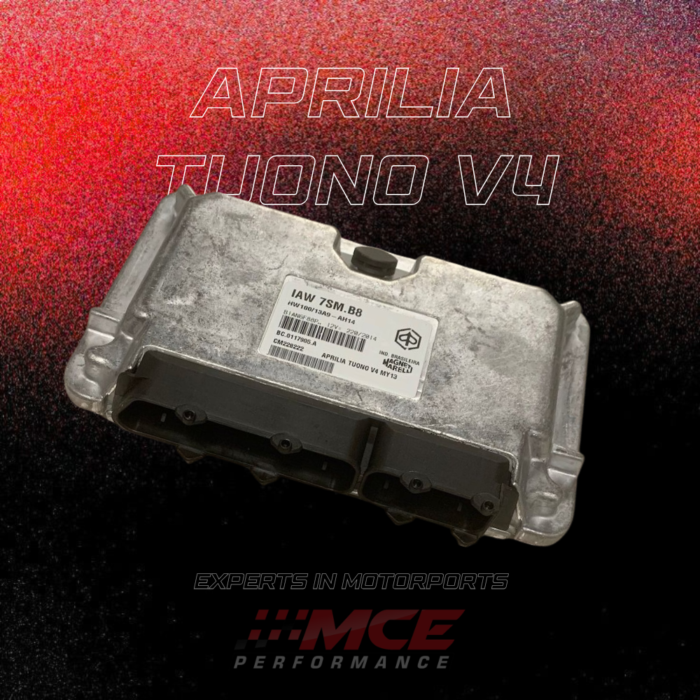 Aprilia Tuono V4 ECU tuning and dyno calibration by MCE Performance – developed and engineered in Austria