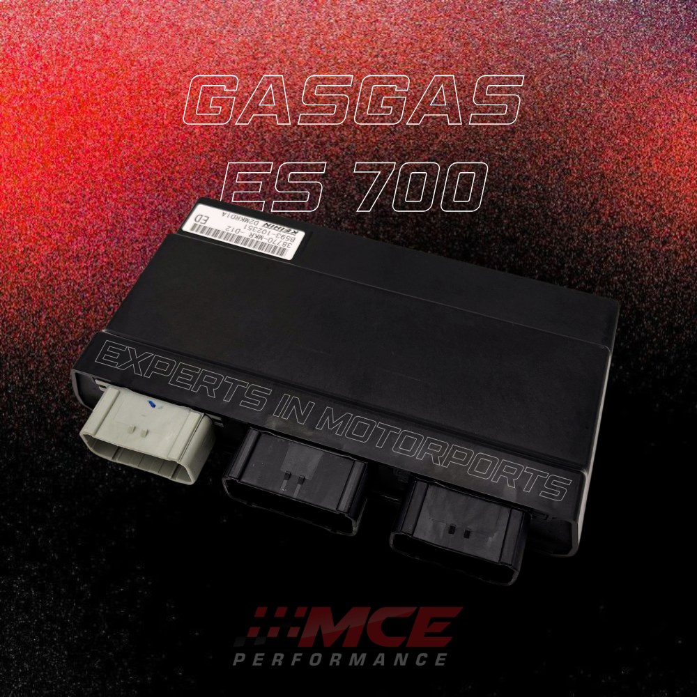 GasGas ES 700 ECU tuning and dyno calibration by MCE Performance – developed and engineered in Austria
