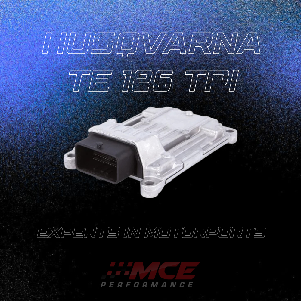 Husqvarna TE 125 TPI ECU tuning and dyno calibration by MCE Performance – developed and engineered in Austria