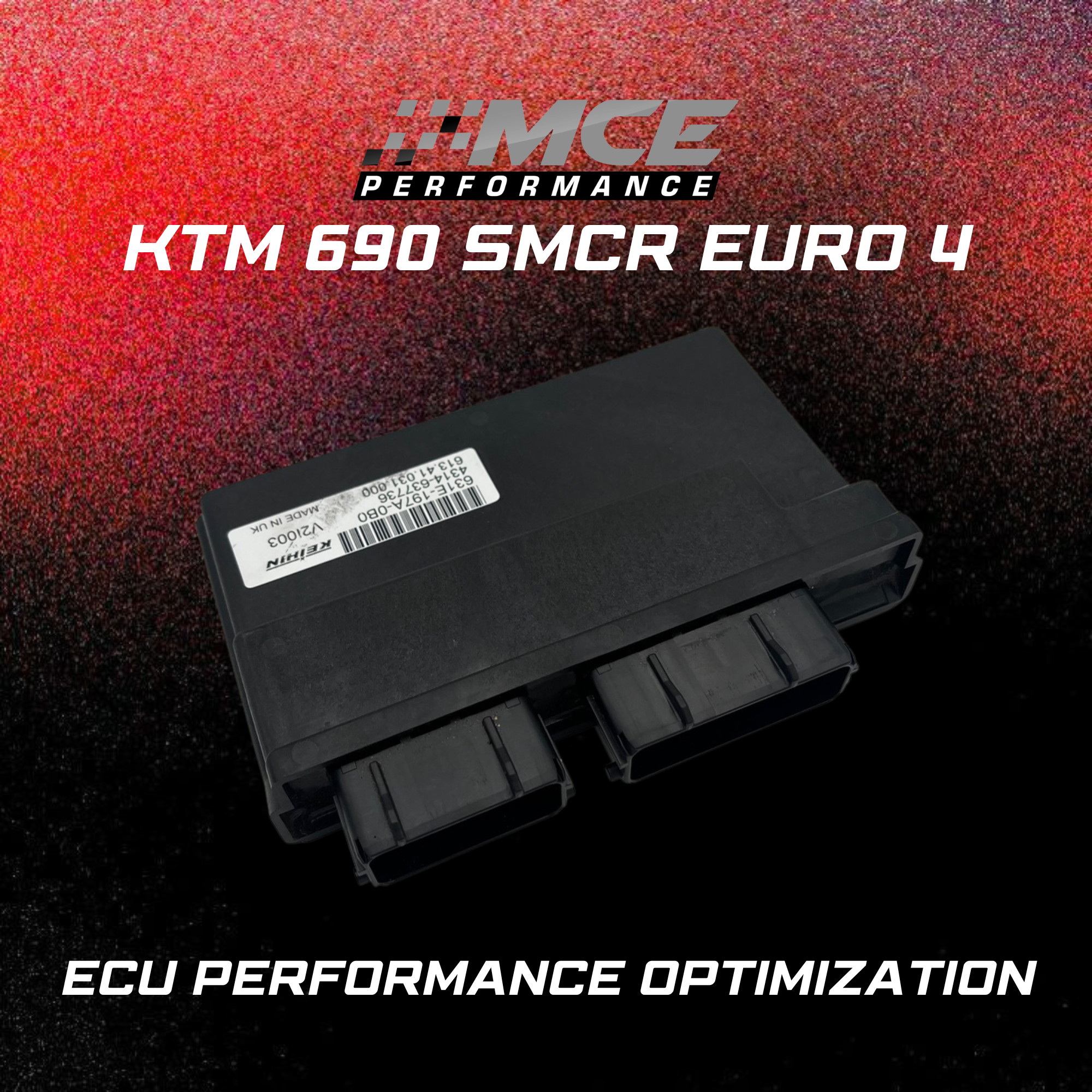 KTM 690 SMCR Euro 4 ECU Performance Optimization – MCE Performance ECU unit with custom calibration for improved throttle response, power delivery and rideability