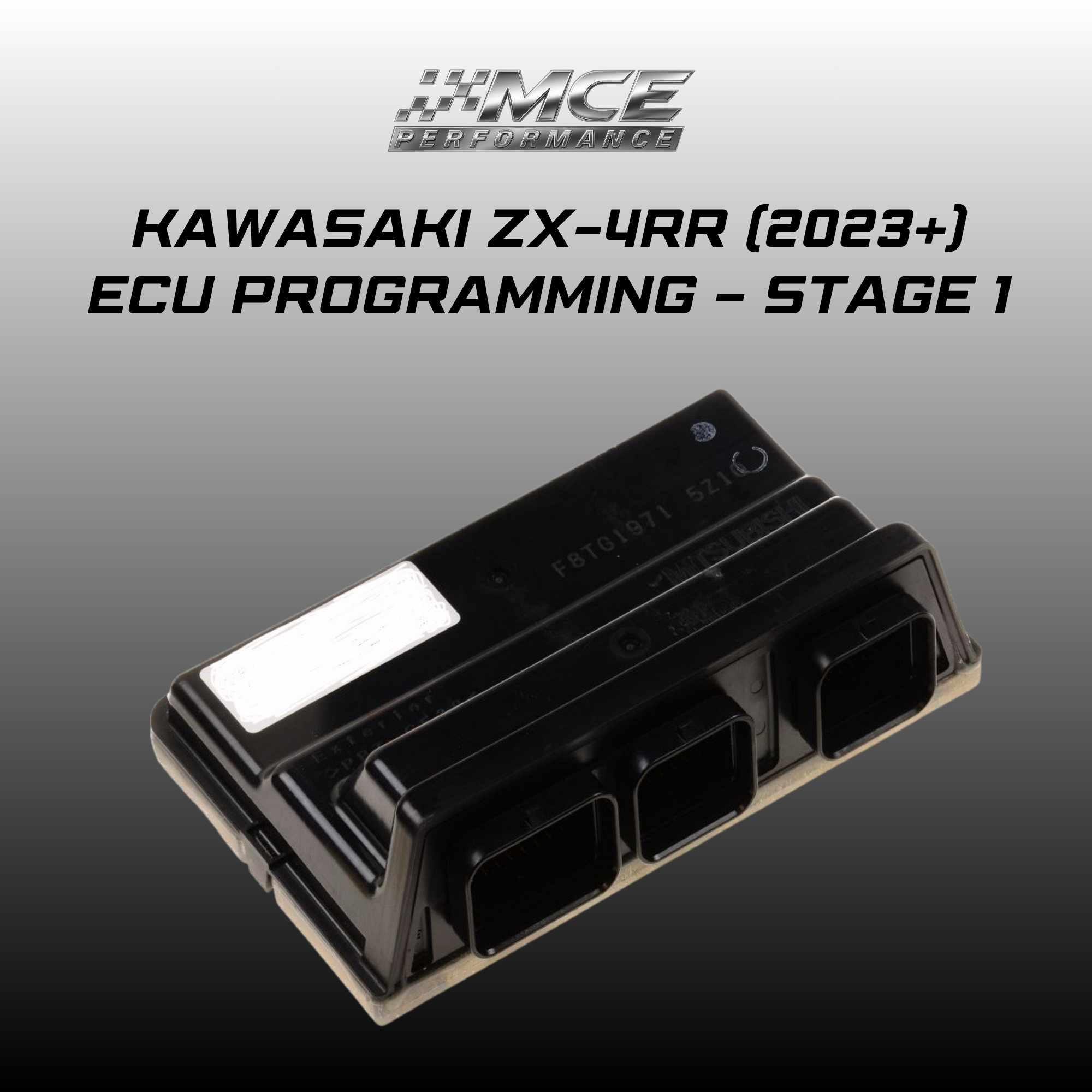 Kawasaki ZX 4RR ECU stage 1 calibration with optimized fueling ignition and throttle mapping for improved high rev performance and track use by MCE Performance