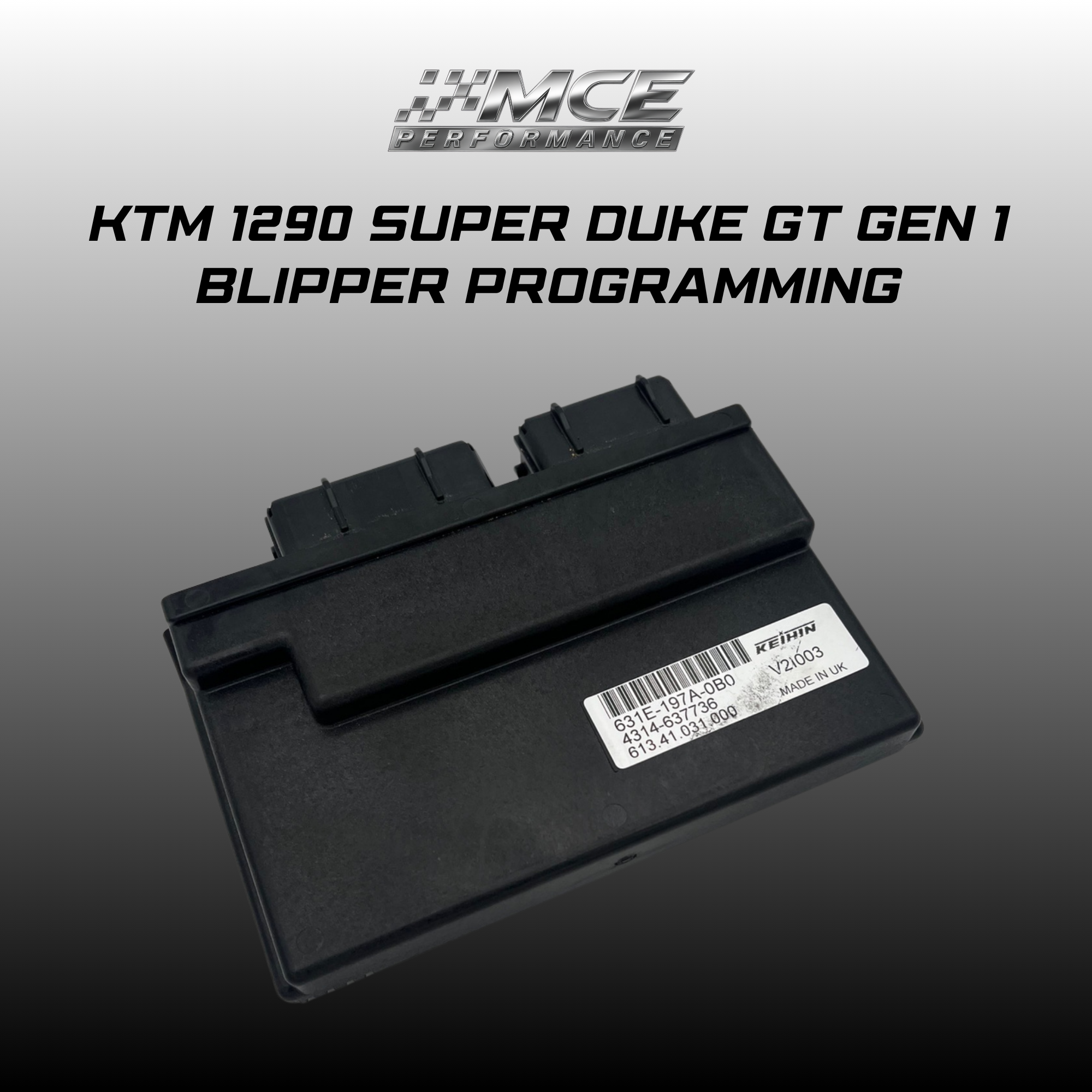 KTM 1290 Super Duke GT Gen 1 Blipper Programming