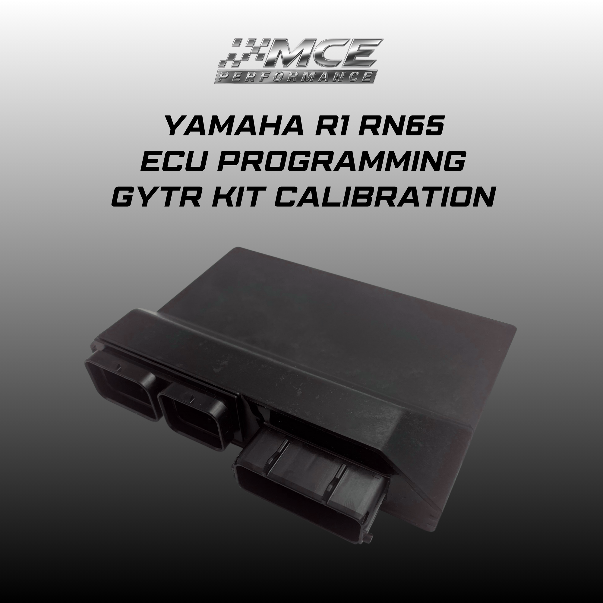 Yamaha R1 RN65 ECU programmed to GYTR kit calibration with optimized traction control and race performance setup by MCE Performance