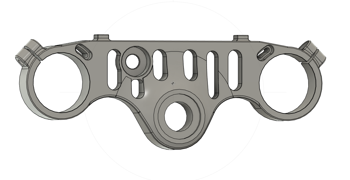 Triumph Street Triple RACE Gabelbrück für Clip-On Lenkerstummel