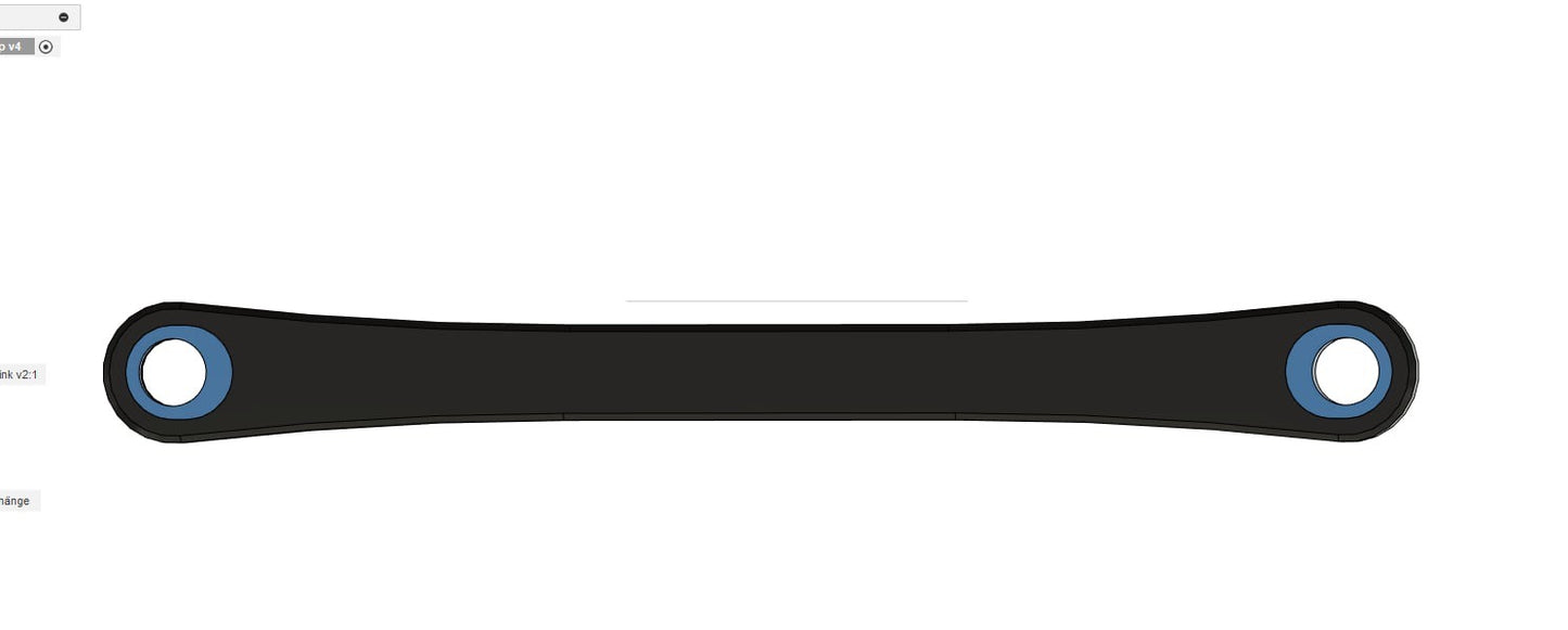 Triumph 765 2018+ Zugstrebe mit Längenverstellung für Linear link