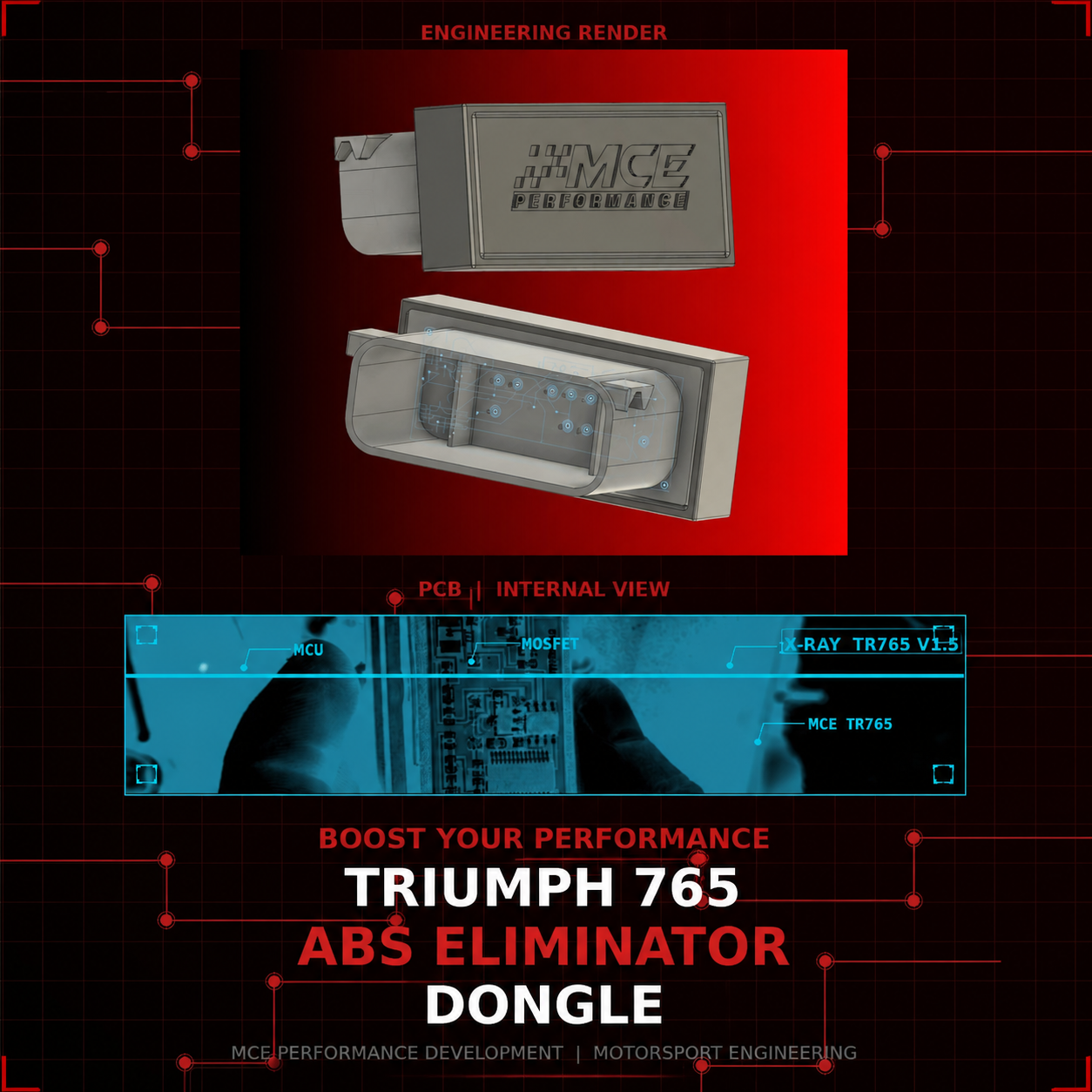 ABS Eliminator Dongle for Triumph Street Triple 765 and Daytona 765 Moto2. Plug & Play racing solution for removing the factory ABS module without error codes.
URL handle