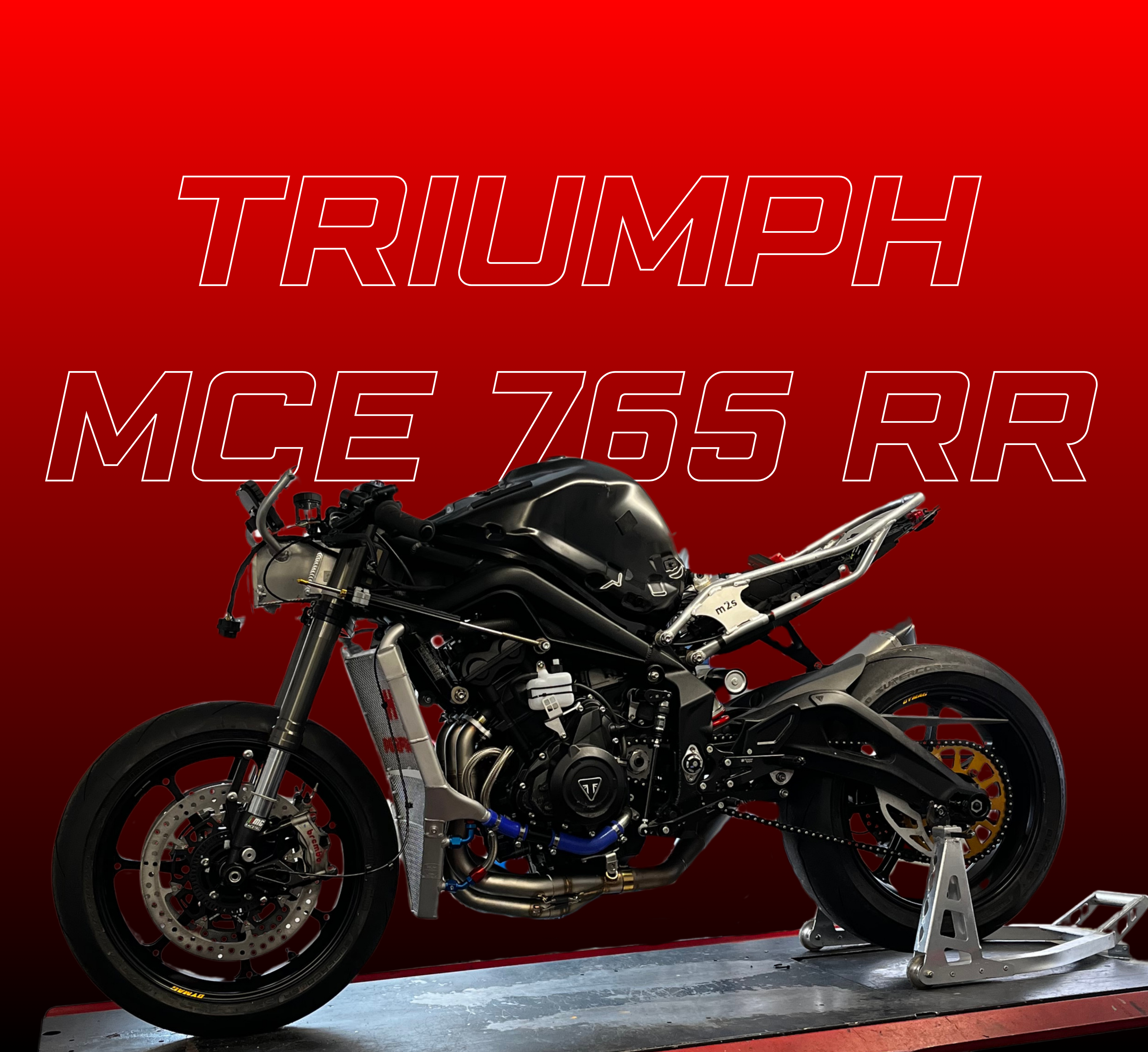 Triumph Street Tripple 765 MCE 765 RR Racing Racetrack Umbau Tuning Parts Racebike 