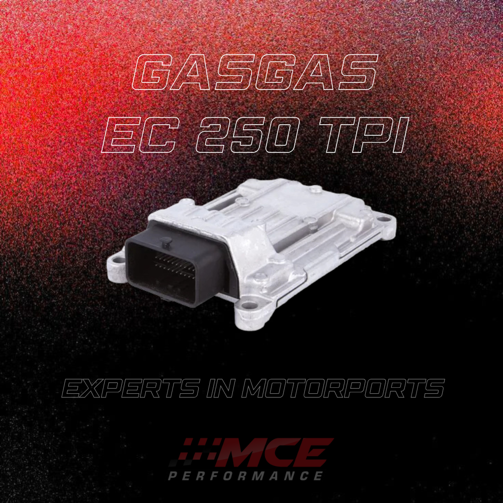 GasGas EC 250 TPI ECU tuning and dyno calibration by MCE Performance – developed and engineered in Austria