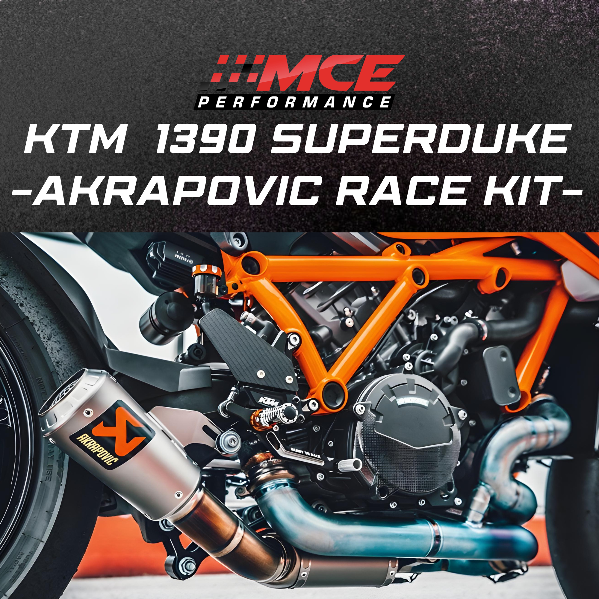 KTM 1390 Super Duke Akrapovic race kit ECU tuning performance upgrade module MCE Performance