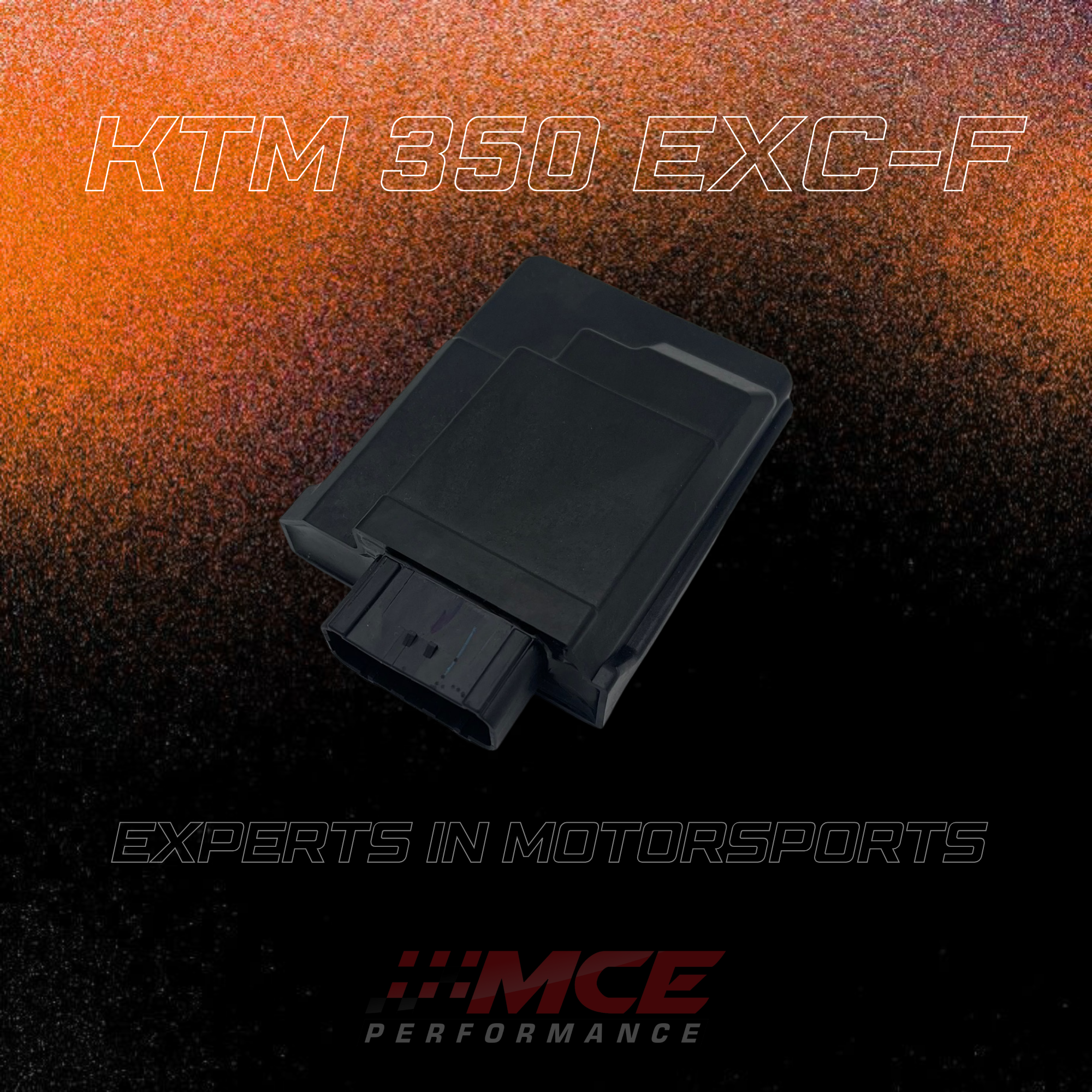 KTM 350 EXC-F ECU tuning and dyno calibration by MCE Performance – developed and engineered in Austria