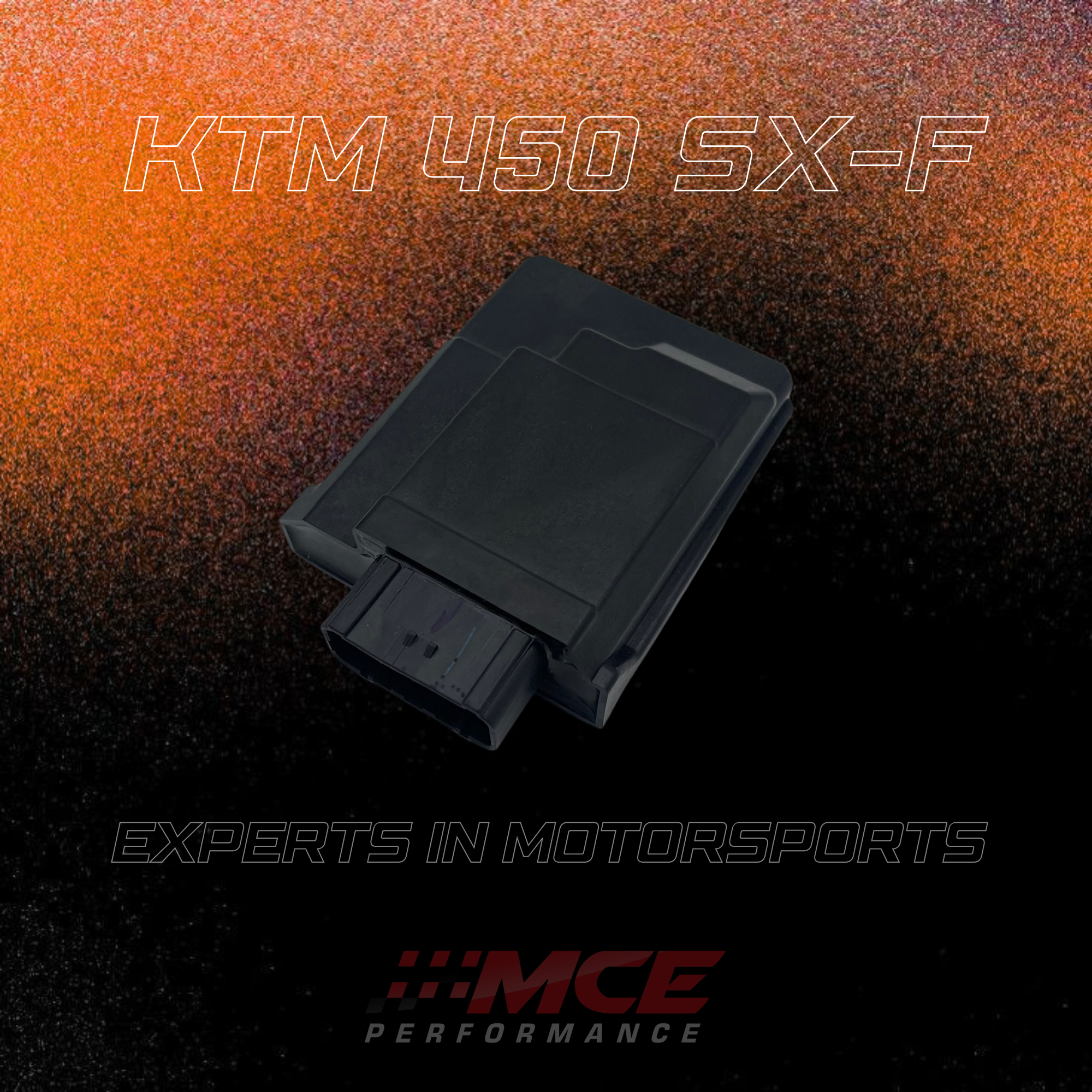 KTM 450 SX-F ECU tuning and dyno calibration by MCE Performance – developed and engineered in Austria