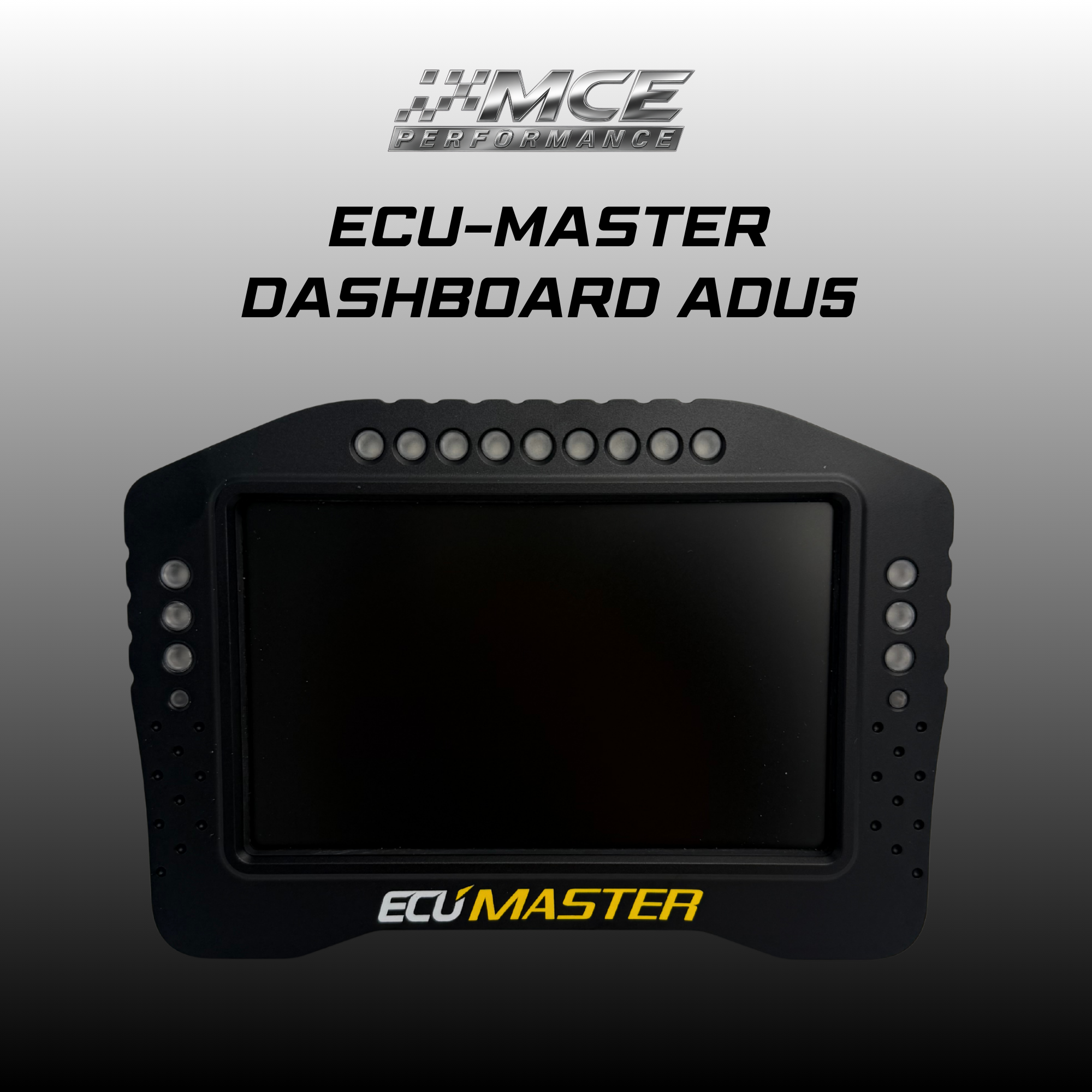 ECU Master ADU5 motorsport dashboard with 5” anti-glare display, customizable pages, RGB shift lights, CAN bus communication and USB data logging.
URL handle
