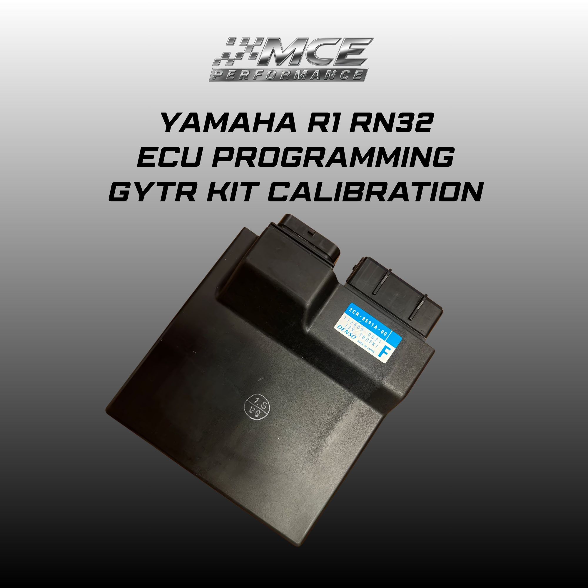 Yamaha R1 RN32 ECU programmed to GYTR kit calibration with optimized traction control and race performance setup by MCE Performance