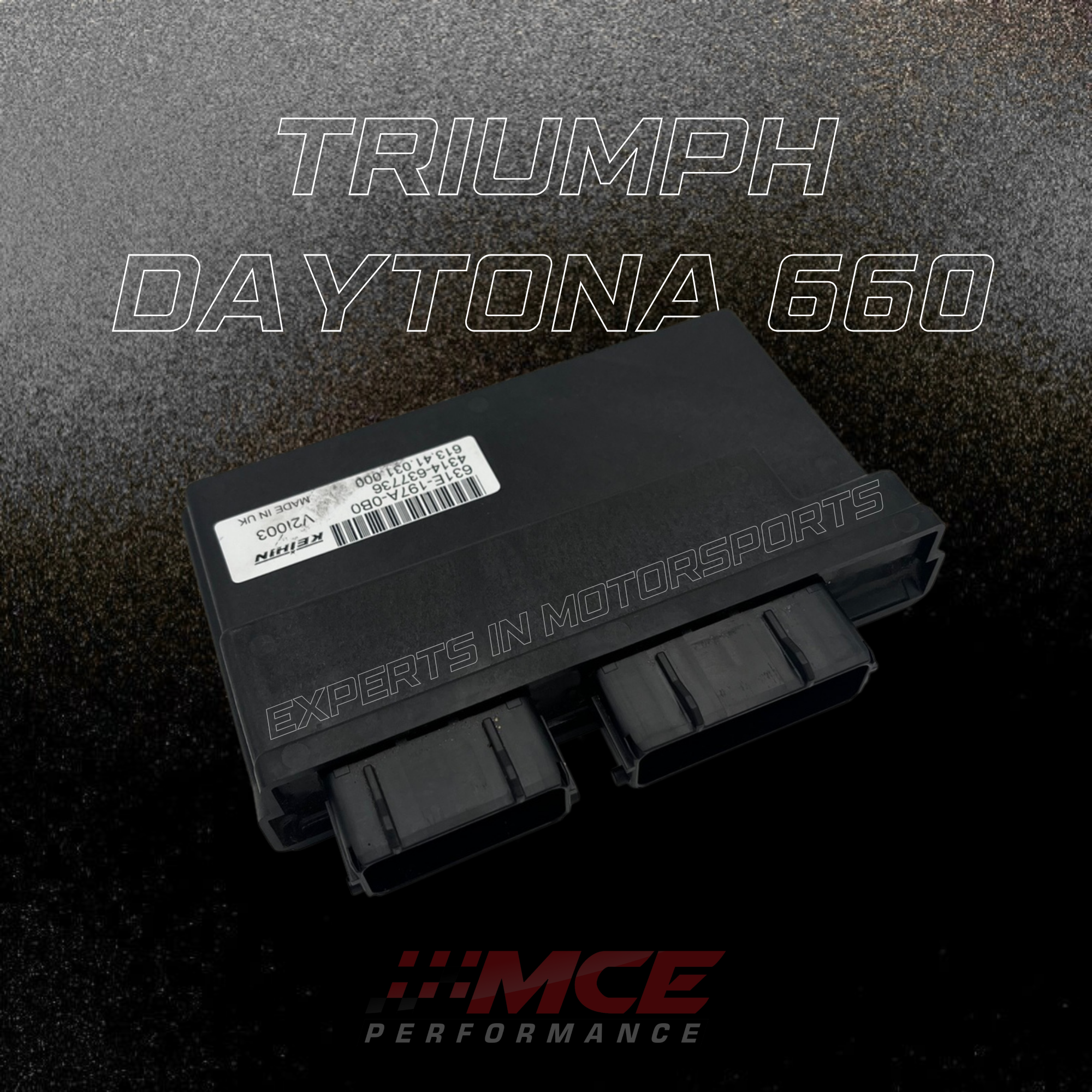 Triumph Daytona 660 ECU tuning and dyno calibration by MCE Performance – developed and engineered in Austria