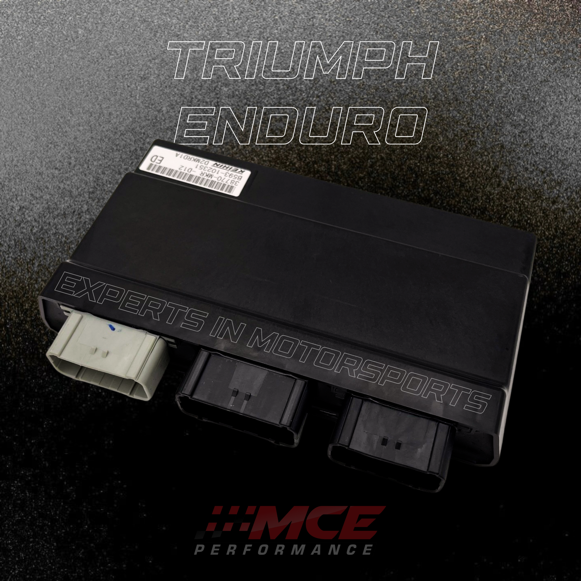 Triumph Enduro ECU tuning and dyno calibration by MCE Performance – developed and engineered in Austria