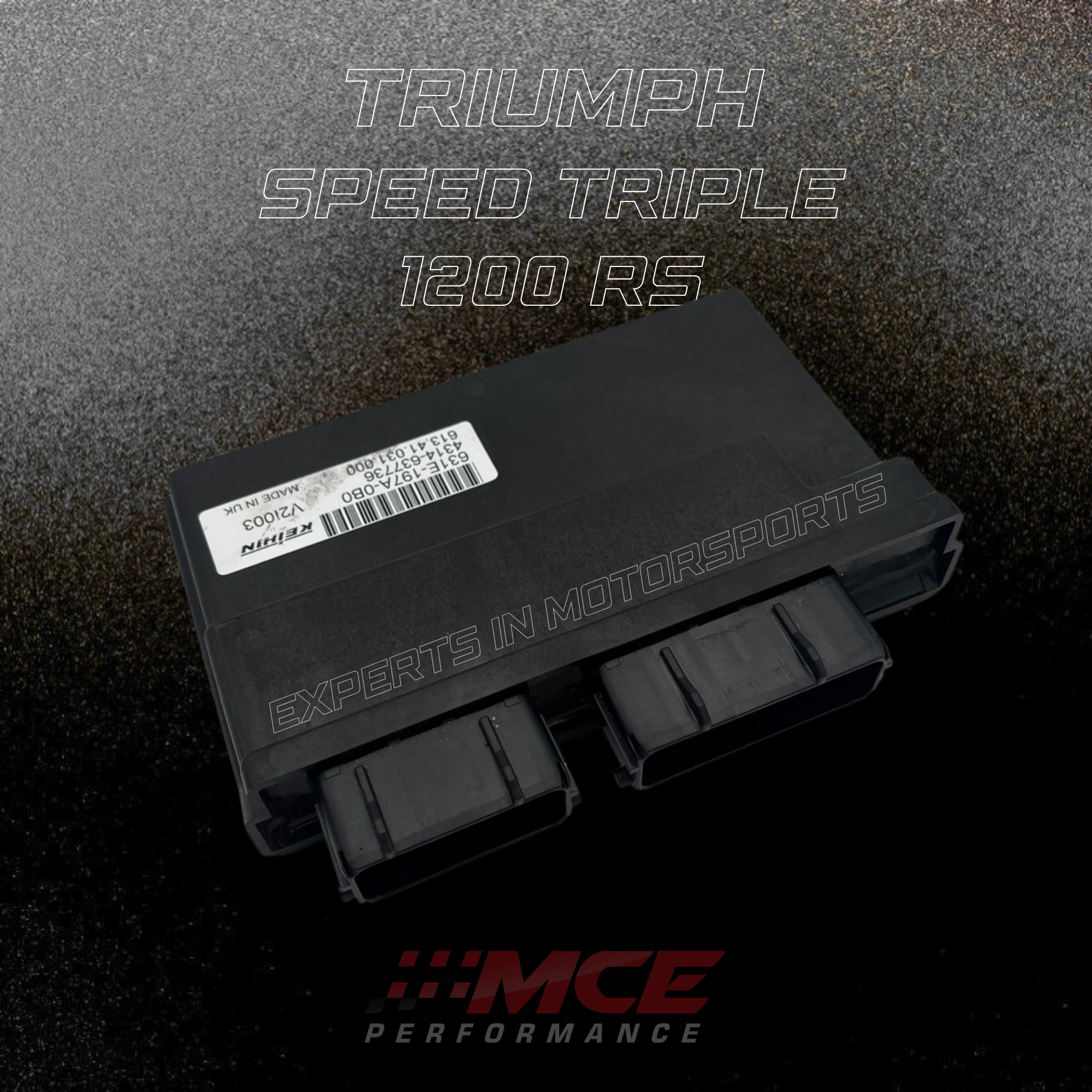 Triumph Speed Triple 1200 RS ECU tuning and dyno calibration by MCE Performance – developed and engineered in Austria