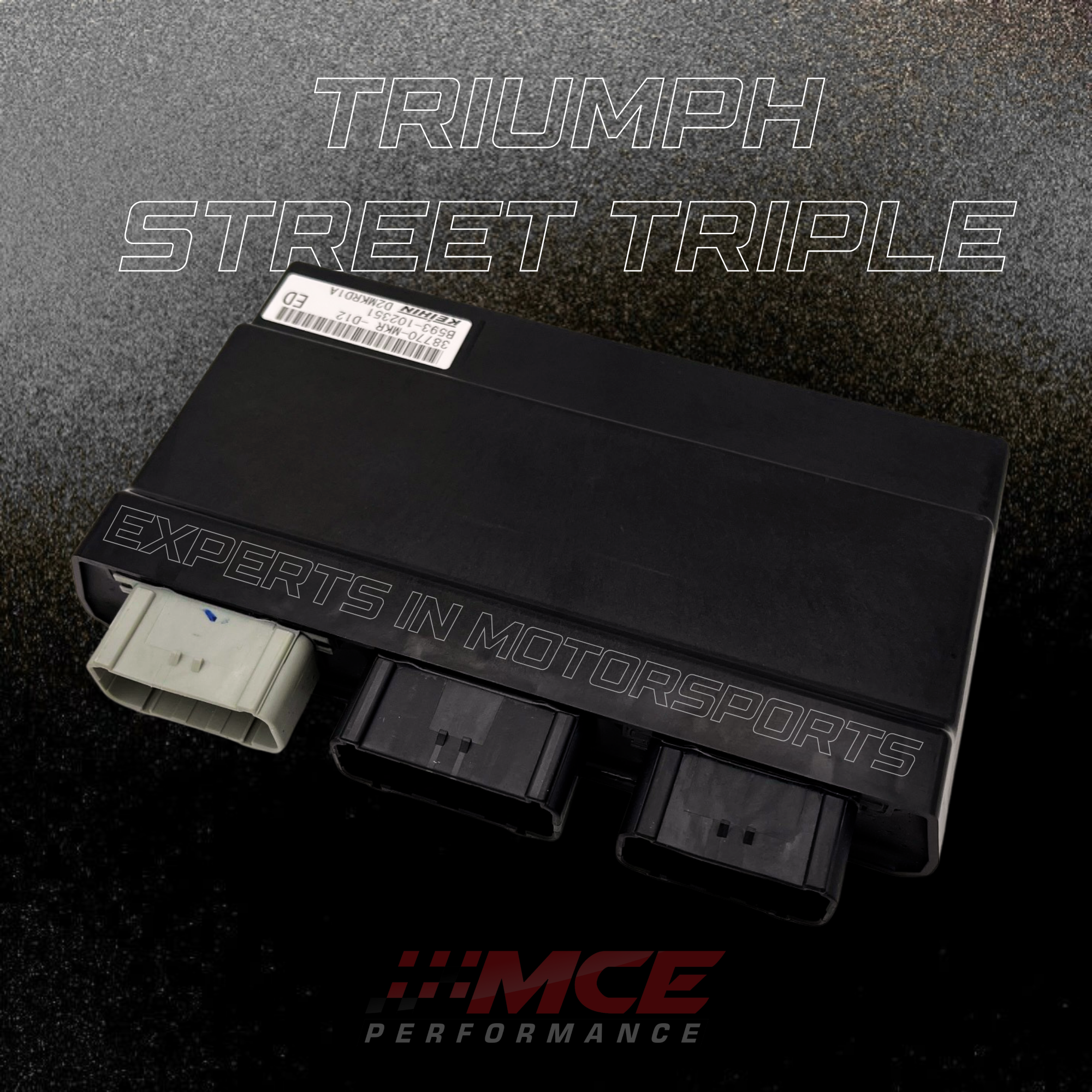 Triumph Street Triple ECU tuning and dyno calibration by MCE Performance – developed and engineered in Austria